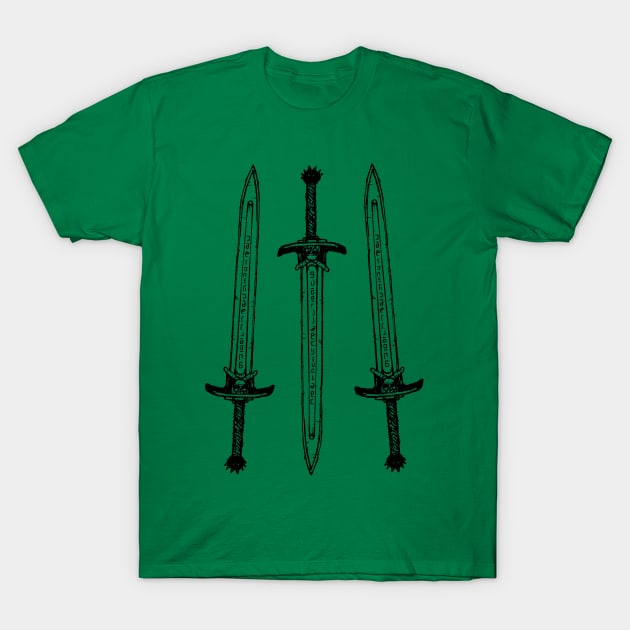 White Album - Swords T-Shirt by HRNDZ